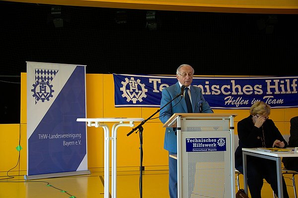 Rudolf Unger, 2. Vorsitzender des Fördervereins für das THW Pegnitz