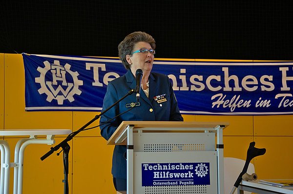 Siglinde Schneider-Fuchs, stellvertredende Vorsitzende der THW Landesvereinigung BY