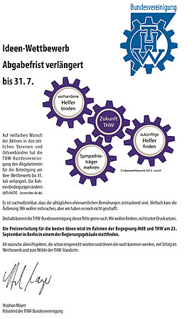 Wie Zahnräder greifen die Instrumente des Ideenwettbewerbs ineinander.